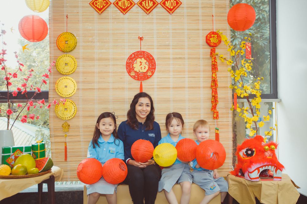 Các bé tại trường mầm non Quốc tế Horizon Kids Academy tìm hiểu về ...